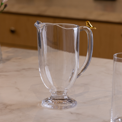 Glass pitcher Golden Bird 1 Liter
