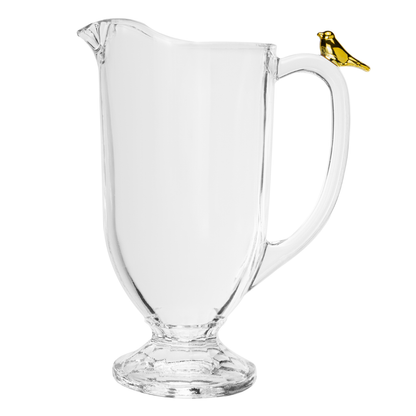 Glass pitcher Golden Bird 1 Liter