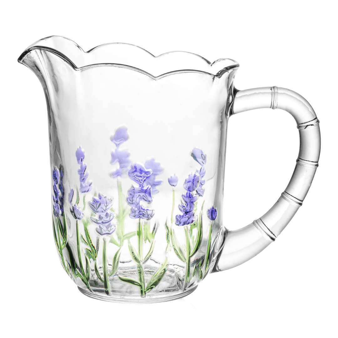 Pitcher Lavender Hand-painted Crystal 1,5L