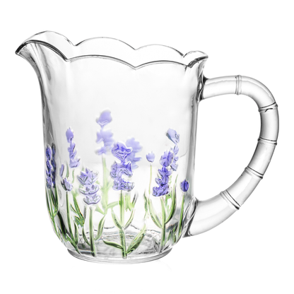 Pitcher Lavender Hand-painted Crystal 1,5L