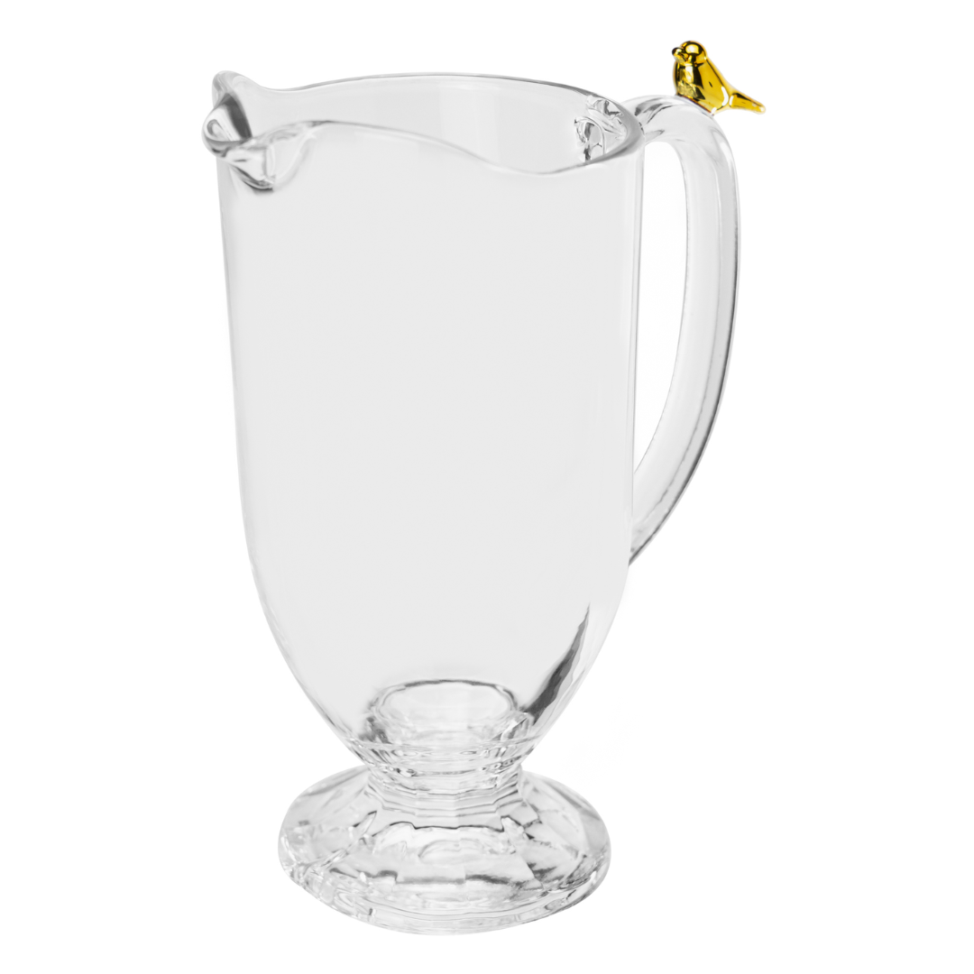 Glass pitcher Golden Bird 1 Liter