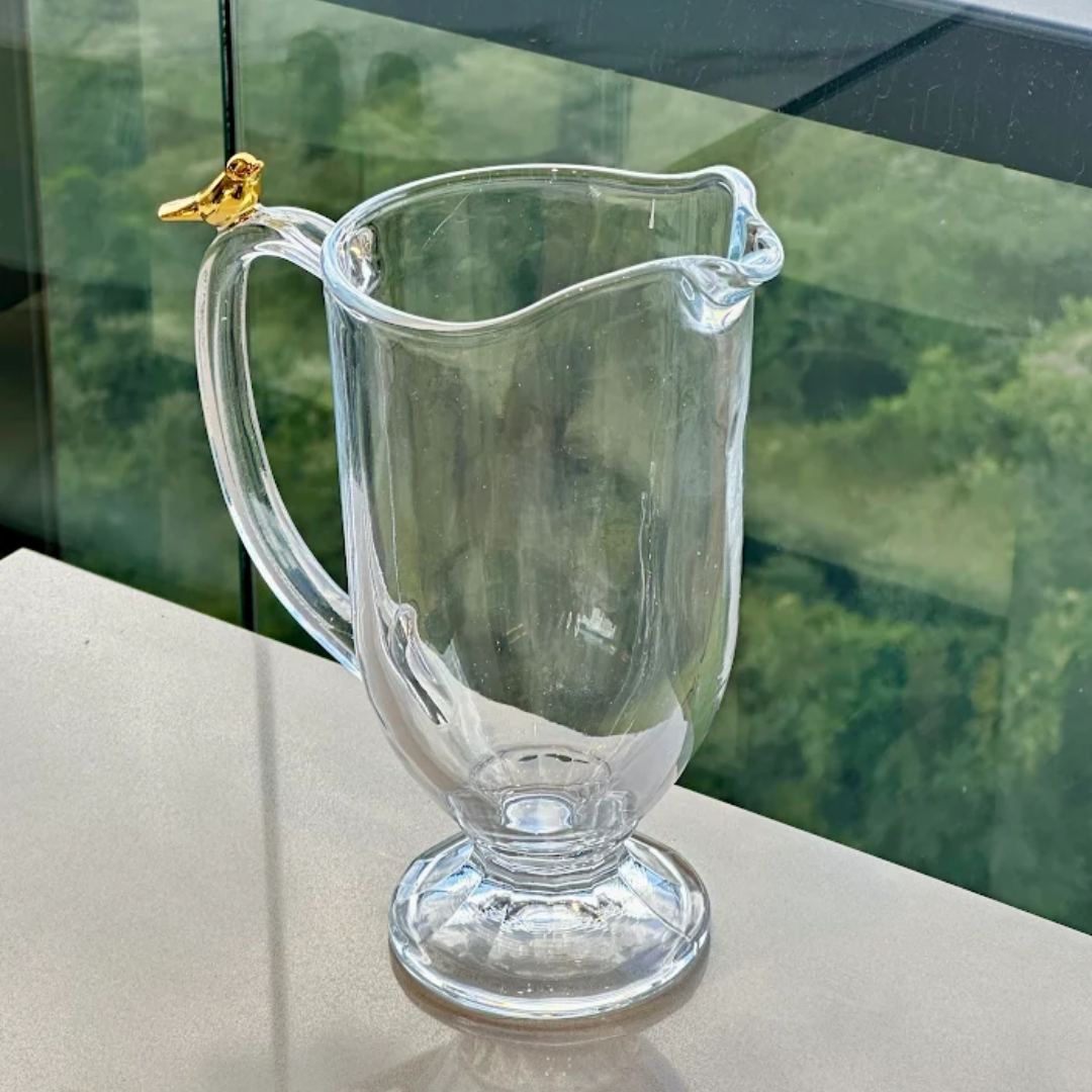 Glass pitcher Golden Bird 1 Liter