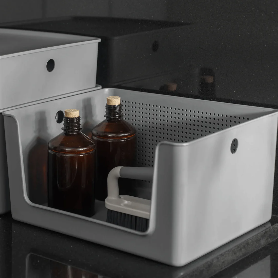 Laundry set Flow Lead gray 9 Pieces