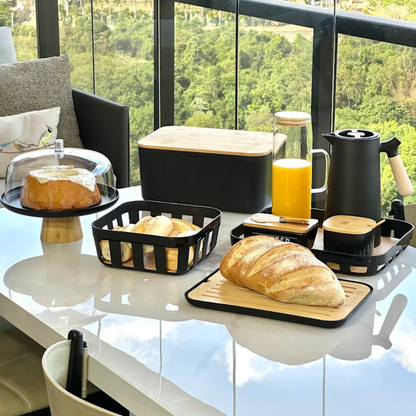Tabletop set Lume Black 5 Pieces