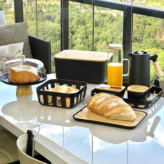Tabletop set Lume Black 5 Pieces
