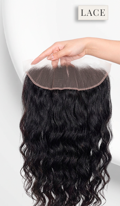 Lace wig com disfarce frontal