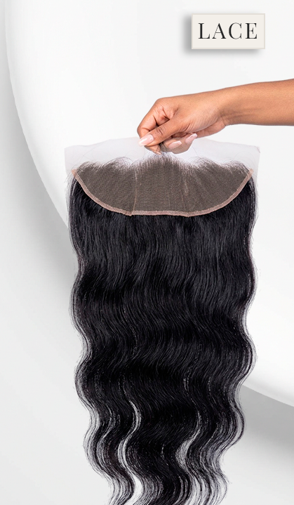 Lace wig de cabelo natural corte reto