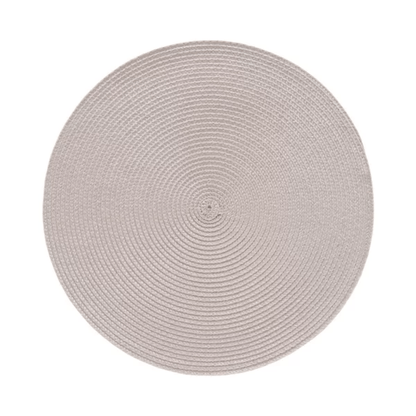 Individual round placemat Luna Vanilla 38cm