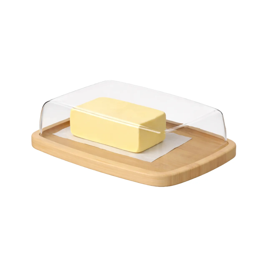 Bamboo butter dish Brisa 16,5cm