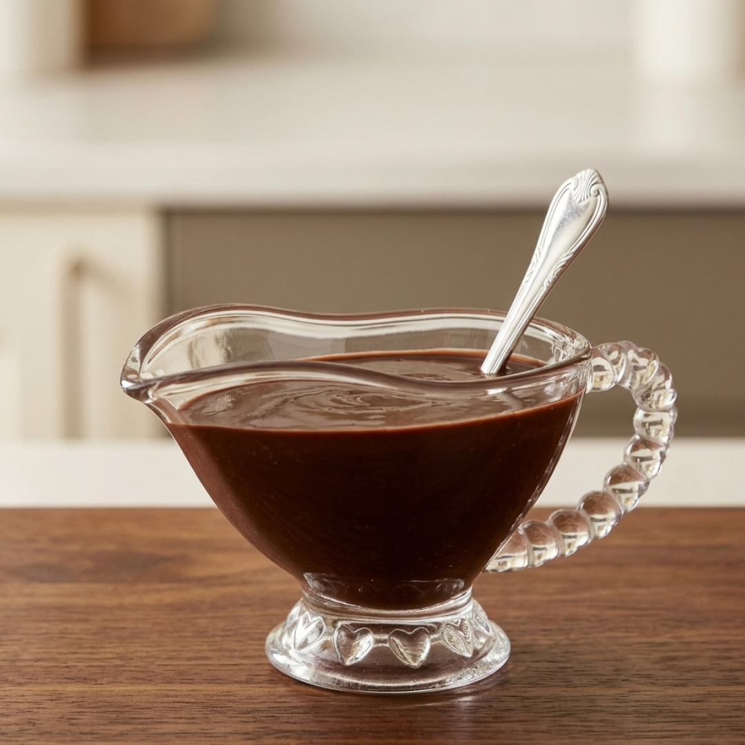 Gravy boat of Crystal with Details in Heart 15,5cm