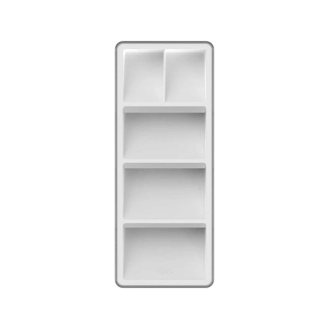 Flatware organizer Drawer Clear White 37,5cm