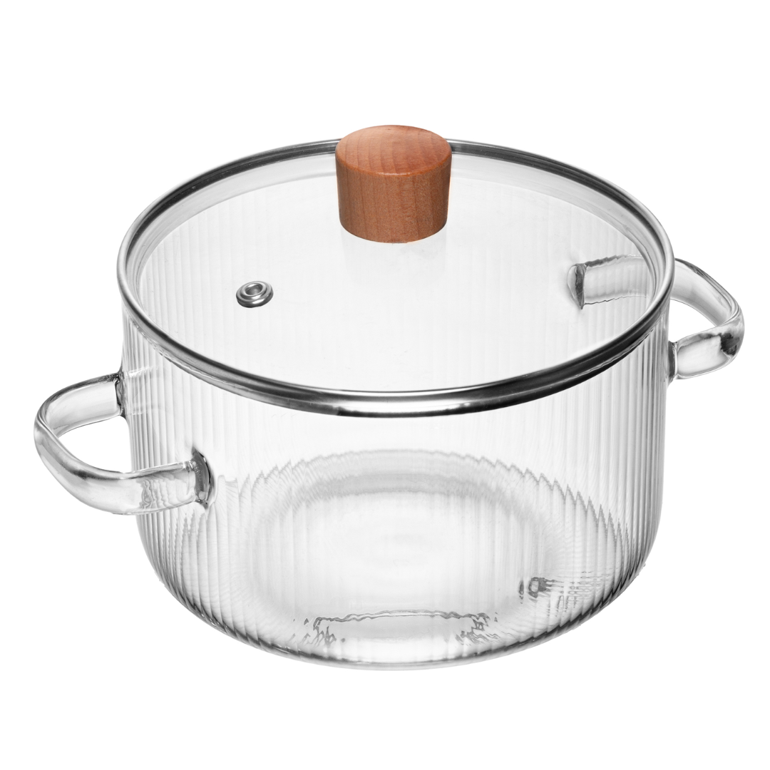 Pan Saucepan Leire Borosilicate glass 23cm