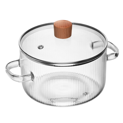 Pan Saucepan Leire Borosilicate glass 23cm