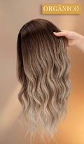 Peruca wig longa orgânico premium