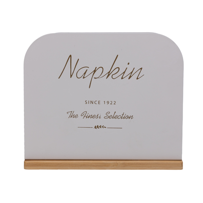 Napkin holder of Metal Olina Off-white 15cm