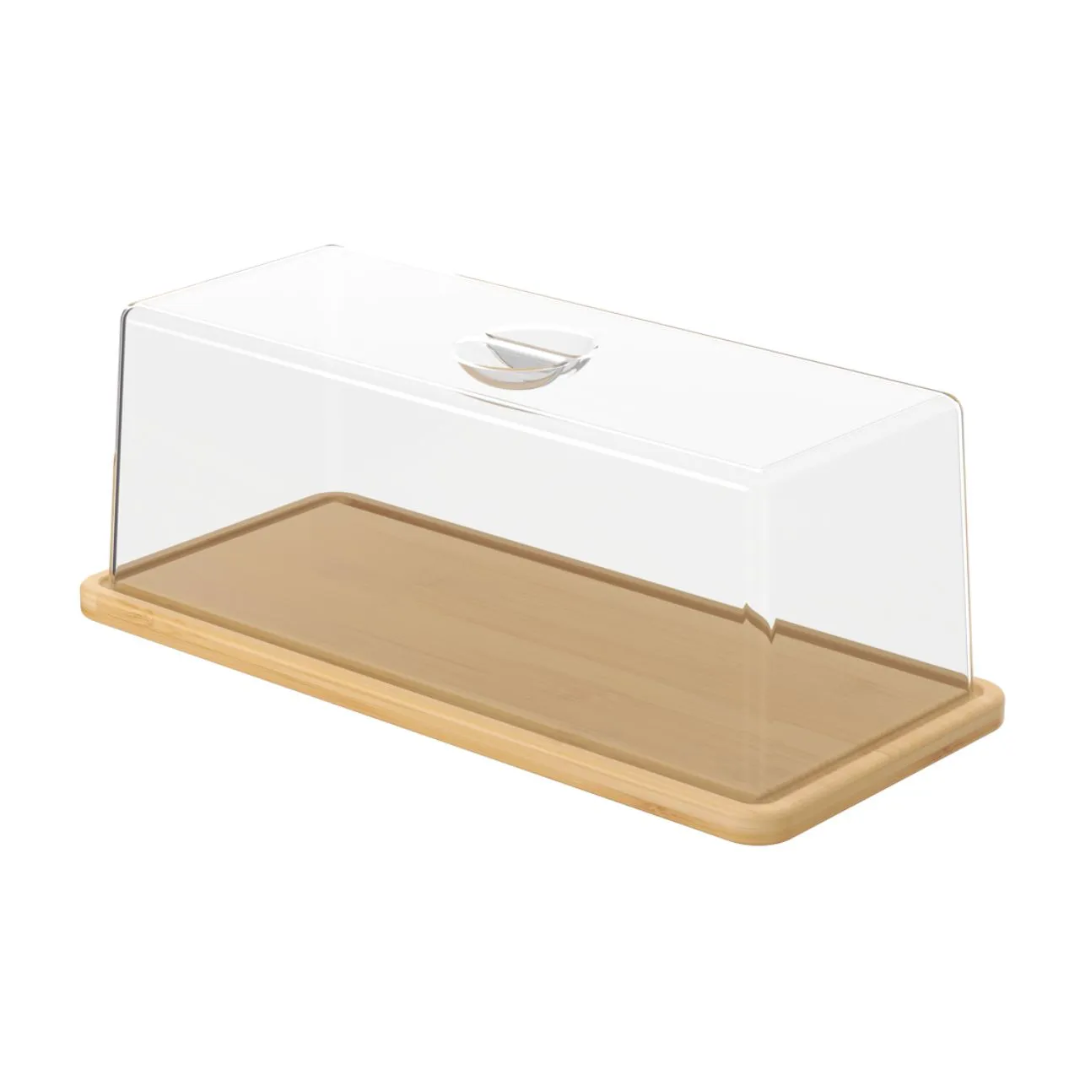 Bread box Rectangular in bamboo Brisa 37,2cm