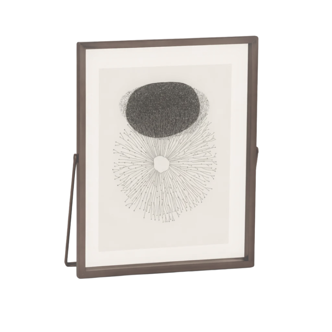 Picture frame in metal Gray 15x20cm