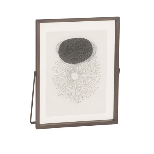 Picture frame in metal Gray 15x20cm