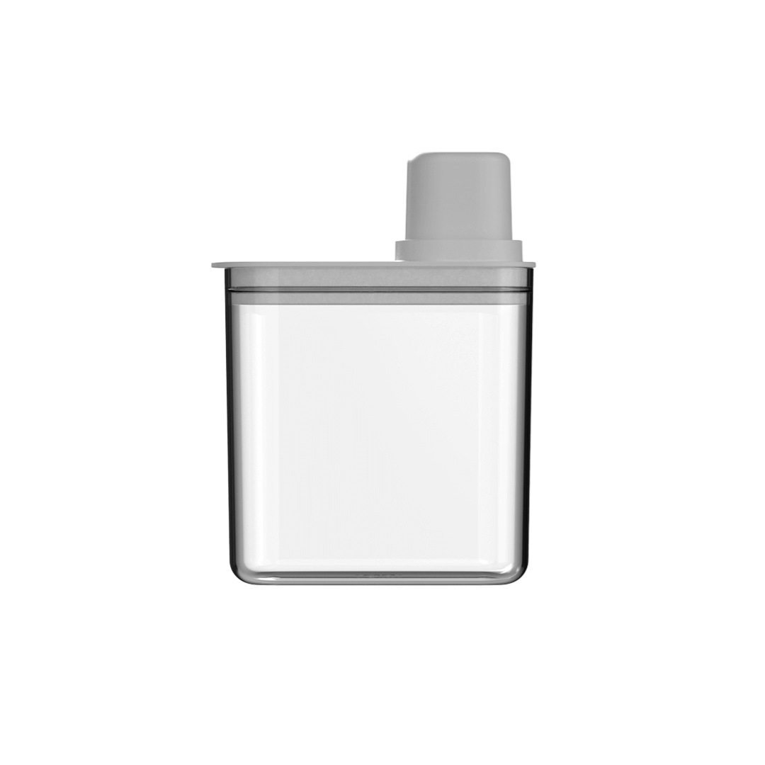 Airtight container with measuring lid Drop White 1,5L