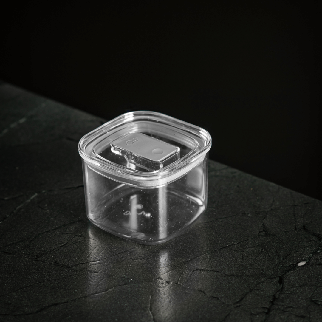 Square airtight container Duo Lock 450ml