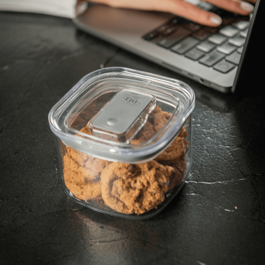 Square airtight container Duo Lock 450ml
