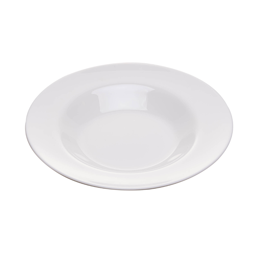 Pasta plate Opalino Friends Time White 28cm