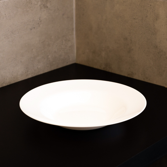 Pasta plate Opalino Friends Time White 28cm