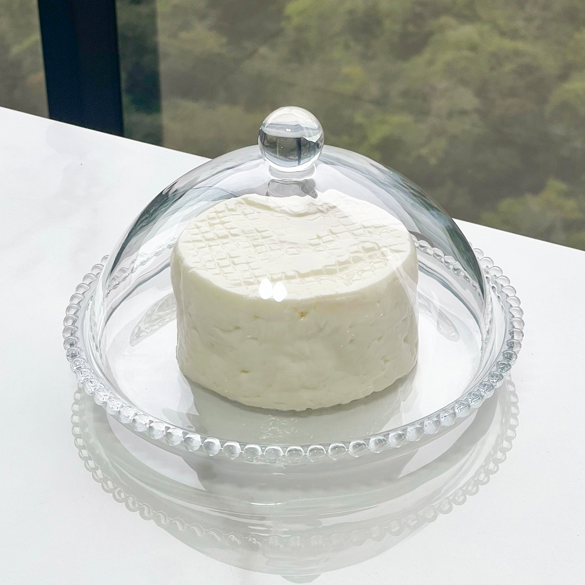 Tabletop set Crystal Pearl Bolinha 6 Pieces