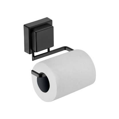 Bathroom accessory set Suction cup mount Matte black 3 Pieces