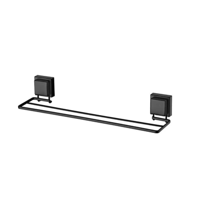 Bathroom accessory set Suction cup mount Matte black 3 Pieces