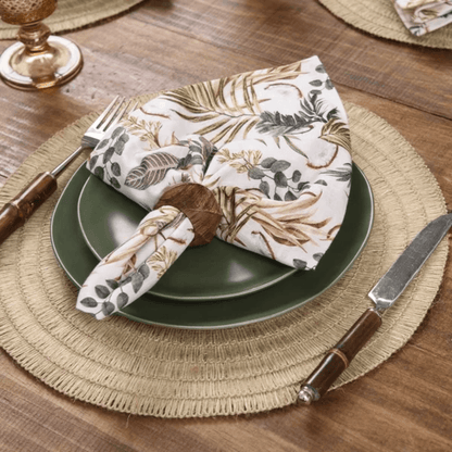 Individual round placemat Vienna Natural 38cm