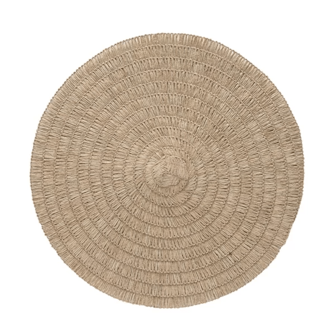 Individual round placemat Vienna Natural 38cm
