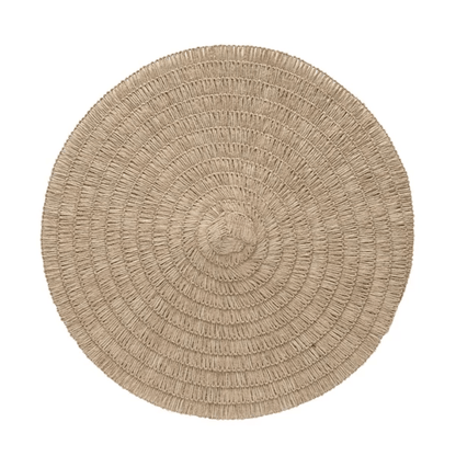 Individual round placemat Vienna Natural 38cm