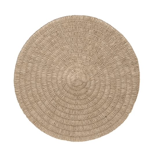 Individual round placemat Vienna Natural 38cm