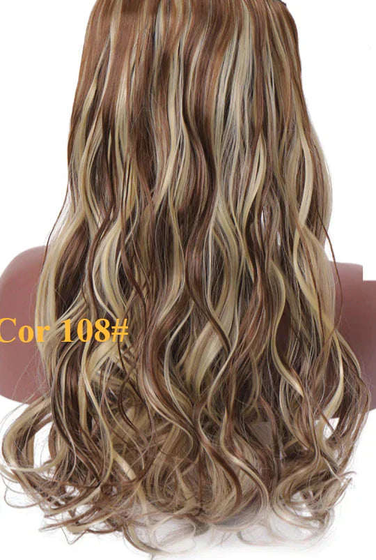 Aplique em tic tac cabelo orgânico