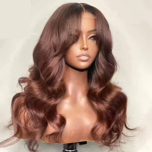 Lace wig com disfarce frontal