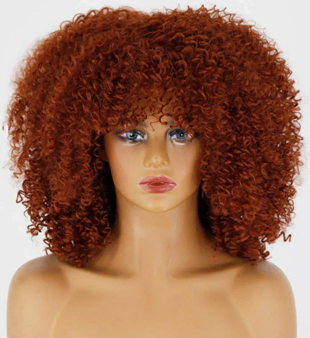 Peruca wig cacheada orgânica