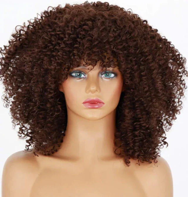 Peruca wig cacheada orgânica