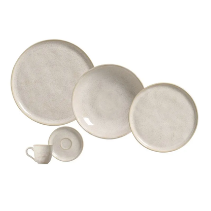 Dinnerware set Bio Latte 30 pieces