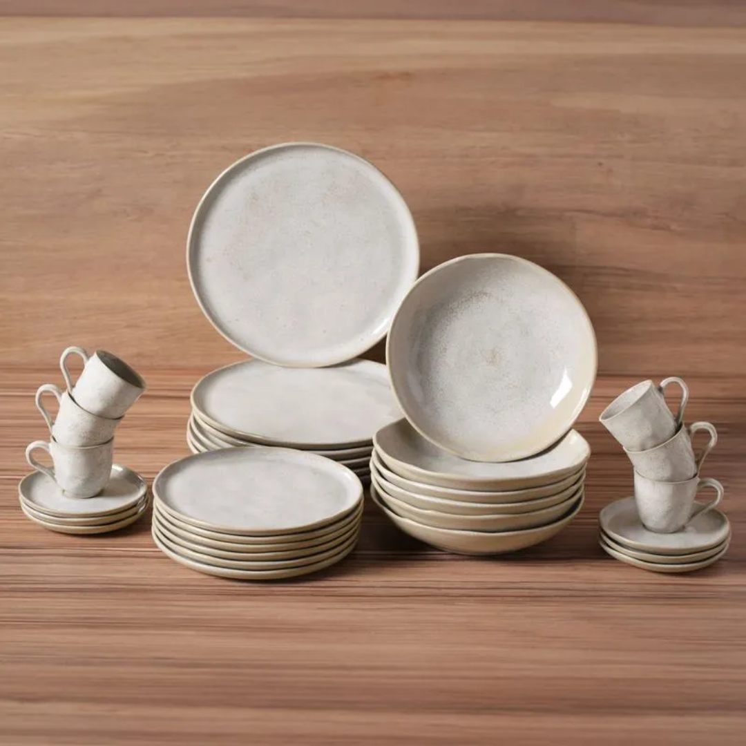 Dinnerware set Bio Latte 30 pieces