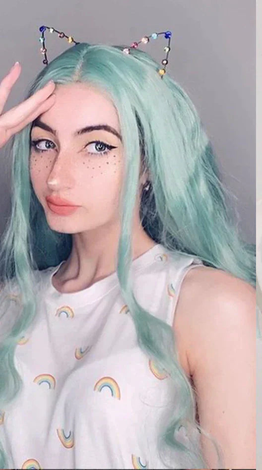 Peruca wig longa orgânico premium