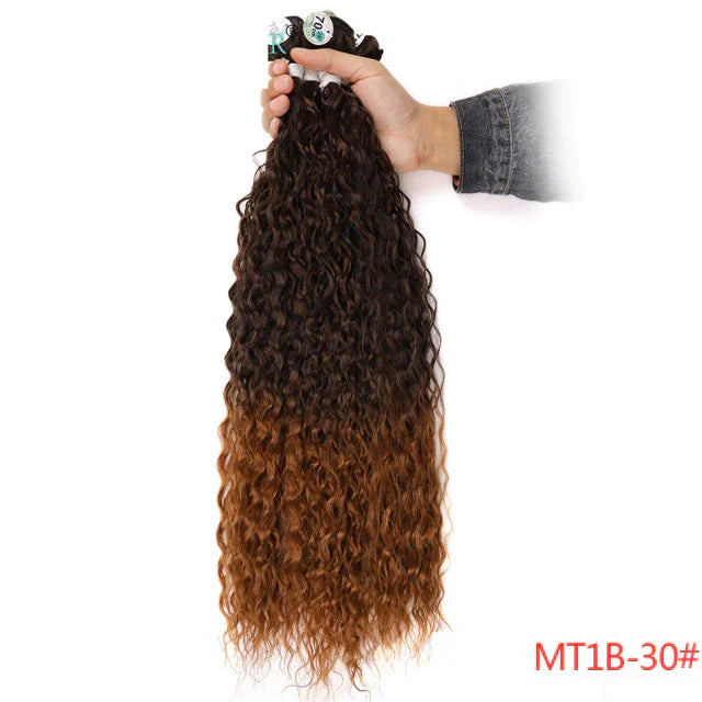 Pacotes na rede para entrelace cabelo orgânico