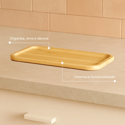 Bamboo tray Brisa 17,9cm