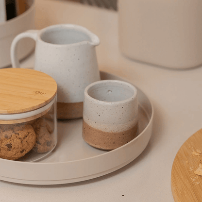 Rotating organizer Lume Plastic Beige 25,5cm