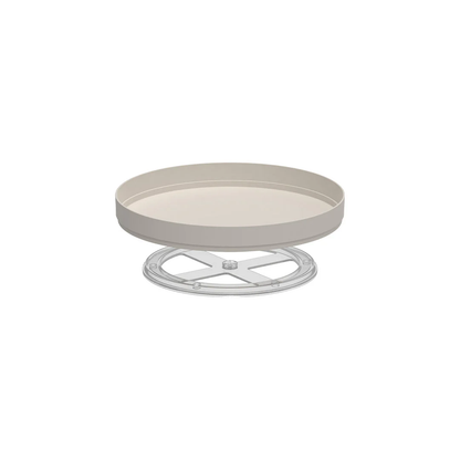 Rotating organizer Lume Plastic Beige 25,5cm