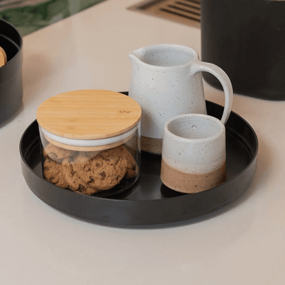 Rotating organizer Lume Plastic Black 25,5cm