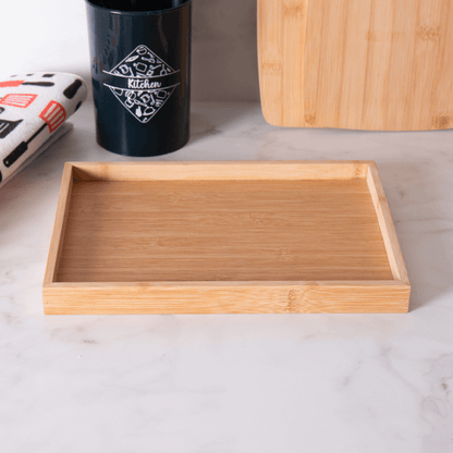 Rectangular tray of Bamboo Nature 33cm