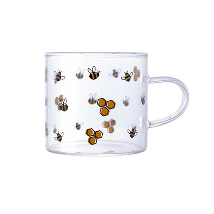 Glass mug Bee Bee 125ml