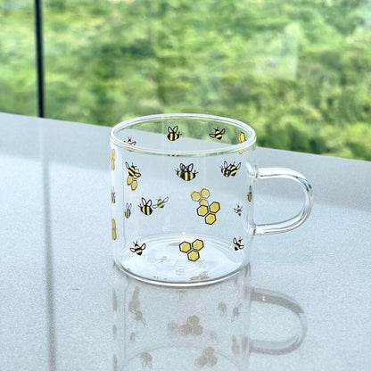 Glass mug Bee Bee 125ml