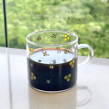 Glass mug Bee Bee 125ml